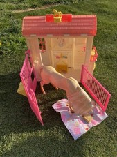 Barbie pferdestall mattel gebraucht kaufen  Postbauer-Heng