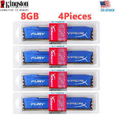 Memória RAM DIMM 240 pinos HyperX FURY DDR3 32GB (4 x 8GB) 1866MHz PC3-14900 desktop, usado comprar usado  Enviando para Brazil