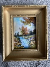 Collectable enamel picture for sale  BEXLEY