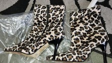 Leopard print stilleto for sale  GRAVESEND