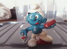 Puffo muratore smurfs usato  Roma