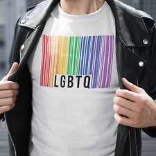 Lgbtq barcode shirt for sale  CHESTERFIELD
