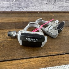 Pedais de bicicleta de estrada vintage Shimano PD-7401 sem clipe Dura Ace SPD LOOK 7401 ciclismo comprar usado  Enviando para Brazil