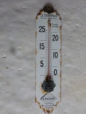 Ancien thermometre publicitair d'occasion  Vailly-sur-Aisne