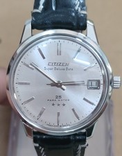 RELÓGIO MASCULINO VINTAGE CITIZEN SUPER DELUXE DATA 25J SS CORDA MANUAL comprar usado  Enviando para Brazil