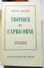 Henry miller tropique d'occasion  Abondant