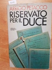 Arrigo petacco riservato usato  Italia