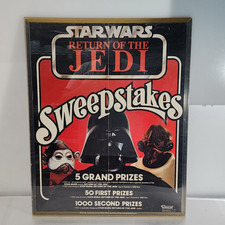 Pôster raro 1983 STAR WARS Kenner vintage original sorteio O Retorno de Jedi comprar usado  Enviando para Brazil