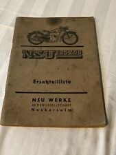 Nsu 125 zdb gebraucht kaufen  Rotenburg