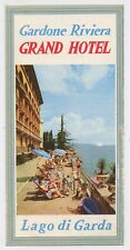 The Grand Hotel Gardone Riviera Lago di Garda Itália Vintage Concertina Flyer C6 comprar usado  Enviando para Brazil