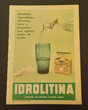 Pubblicità idrolitina anno usato  Crescentino