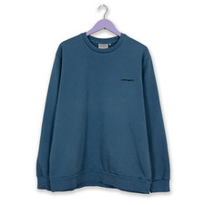 Felpa carhartt blu usato  Montegrotto Terme