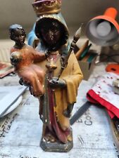 Heiligenfigur gips schwarze gebraucht kaufen  Nürnberg