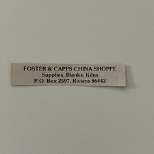 Foster capps china for sale  Hinckley