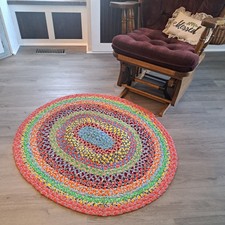 Vintage braided rug for sale  Freeport