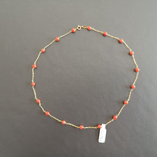 Collana oro corallo usato  Guspini