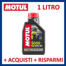 Olio motore 4 tempi Moto Scooter Quad Motul 5000 SAE 10w40 semisintetico 1 litro comprar usado  Enviando para Brazil