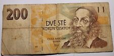 Tchecoslovaquie billet 200 d'occasion  Meylan
