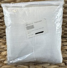 Usado, Cortina de linho Pottery Barn Emery, 100" x 84' bolso de haste BRANCO, forrado de algodão comprar usado  Enviando para Brazil