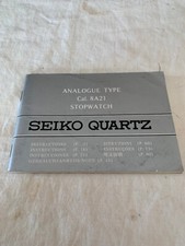 Seiko Stopwatch Analogue Type Cal. 8A21 NOS #A comprar usado  Enviando para Brazil