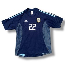 Camisa de futebol Argentina 2002 Away grande OFICIAL Adidas CHAMOT comprar usado  Enviando para Brazil