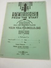 Usado, Cordas desde o início um curso para violino, viola, violoncelo e baixo 1937 comprar usado  Enviando para Brazil