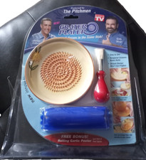 Usado, Ralador de cerâmica prato e descascador de alho bônus, como visto na TV cozinha comprar usado  Enviando para Brazil