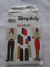Simplicity 7693 ladies for sale  ABERTILLERY