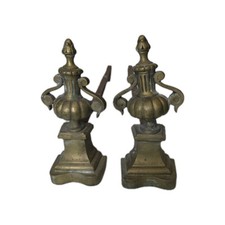 Pair bronze chimney d'occasion  Expédié en Belgium