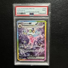 2025 Pokémon Pre Espeon Ex ilustração especial rara PSA 9 155 em perfeito estado comprar usado  Enviando para Brazil