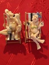 Liegestuhl sonnenstuhl deko gebraucht kaufen  Coswig