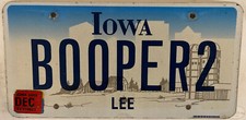 Vanity booper license for sale  USA