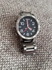 Relógio masculino Nixon 51-30 Chrono prata/azul aço inoxidável quartzo 300M comprar usado  Enviando para Brazil
