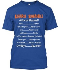Usado, Camiseta Learn Swahili Explore Africa feita nos EUA tamanho P a 5XL comprar usado  Enviando para Brazil