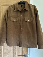 Faux suede jacket for sale  KIDDERMINSTER