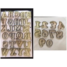 Large alphabet number for sale  CUPAR