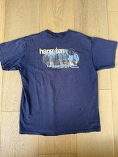 Camiseta Vintage Anos 80 Ponto Único Pendurar Dez Longboards Azul Marinho comprar usado  Enviando para Brazil