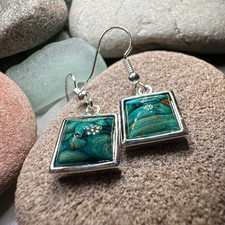Heathergems square earrings for sale  Islip