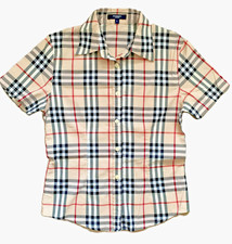 Camisa xadrez Burberry tartan feminina/feminina princesa costurada Lg 34" busto comprar usado  Enviando para Brazil