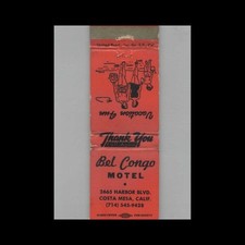 Matchbook cover bel for sale  Raymond
