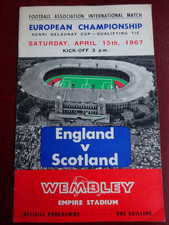England scotland programme for sale  NOTTINGHAM