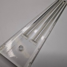 Usado, Uchida 807-0140 régua métrica de desenho CM MM linha pontilhada técnica Japão rara F5 comprar usado  Enviando para Brazil