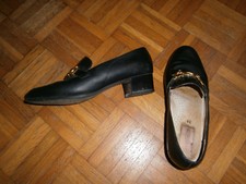 Escarpins cuir bleu d'occasion  Lescar