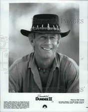 1988 Press Photo Ator Paul Hogan em Filme "Crocodilo Dundee II" - pip25447 comprar usado  Enviando para Brazil
