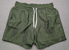 Shorts de natação Frescobol Carioca x Johannes Huebl Geo comprimento médio verde masculino grande comprar usado  Enviando para Brazil