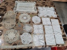 Lot anciennes napperons d'occasion  Saint-Saëns