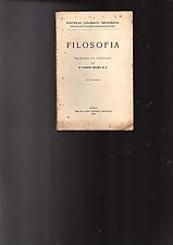 Filosofia. schemi lezioni usato  Italia
