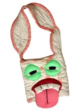 Usado, Bolsa tiracolo JFPold grande feita à mão patchwork artista personagem série OOAK comprar usado  Enviando para Brazil