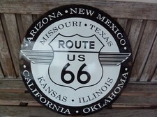Route porcelain sign for sale  Woodland
