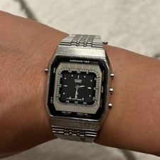 Citizen Vintage Anos 80 Relógio Digital Analógico 31x38mm Usado, Ferrugem Menor comprar usado  Enviando para Brazil